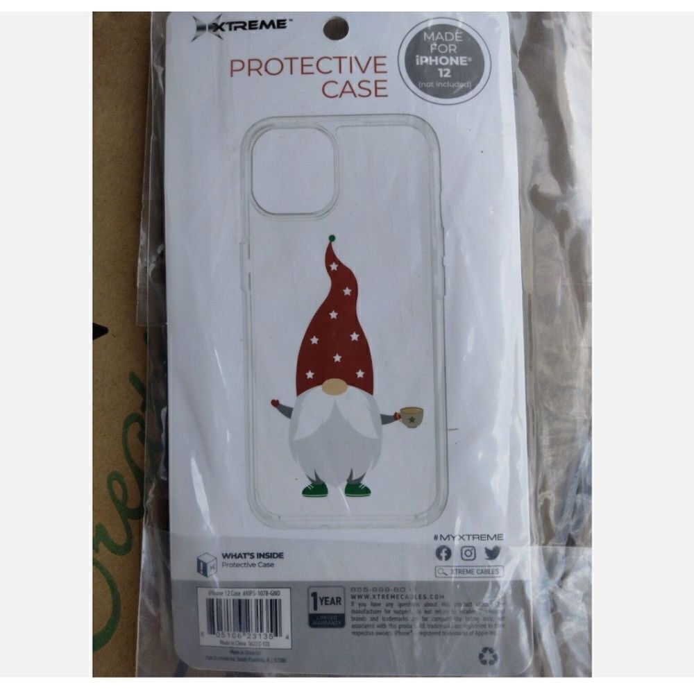 NEW Xtreme Protective Case Made For iPhone 12 Holiday Theme NIP Snow Gno…